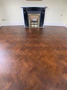 Diagonal Parquet Flooring
