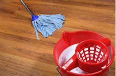 Mopping Parquet Floors
