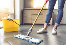 Mopping Parquet Floors