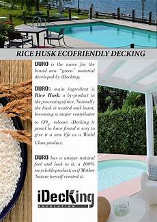 Rice Husk Decking