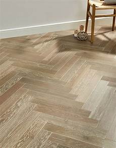 Smoked Herringbone Flooring