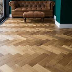 Smoked Herringbone Flooring